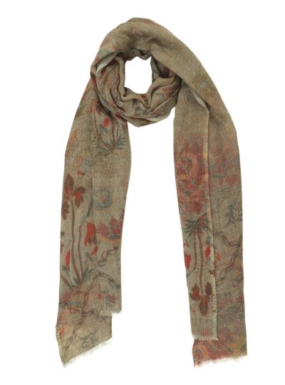 Eleganter Winterschal mit Ornament-Design