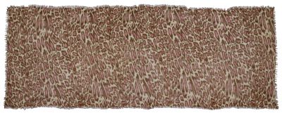 Eleganter Kaschmirschal im Leopardenmuster Pink/Braun